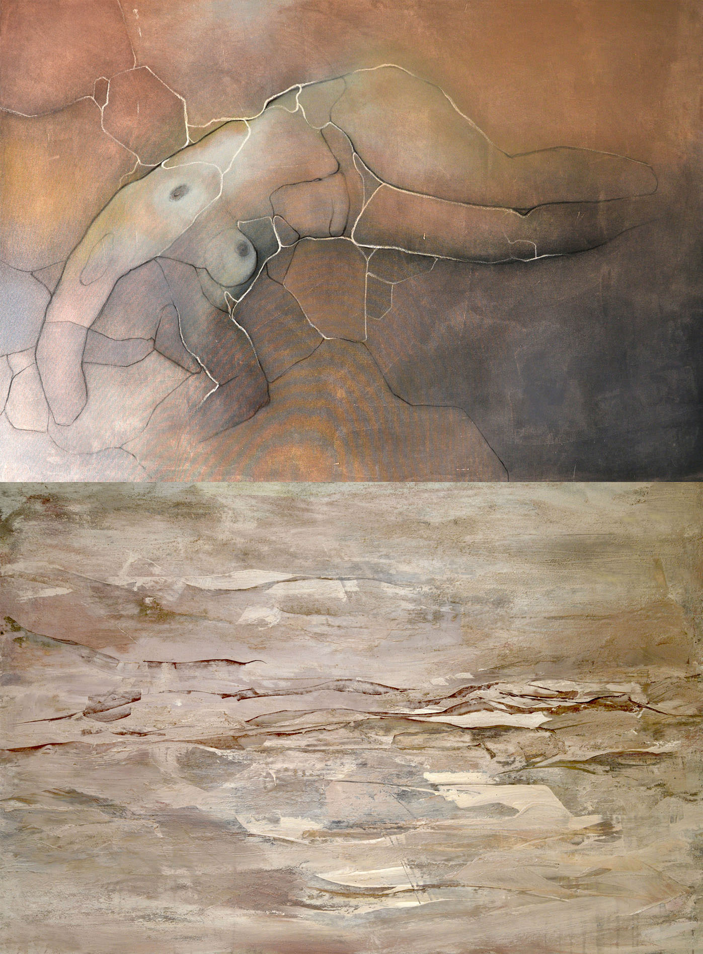 Photo of work on display