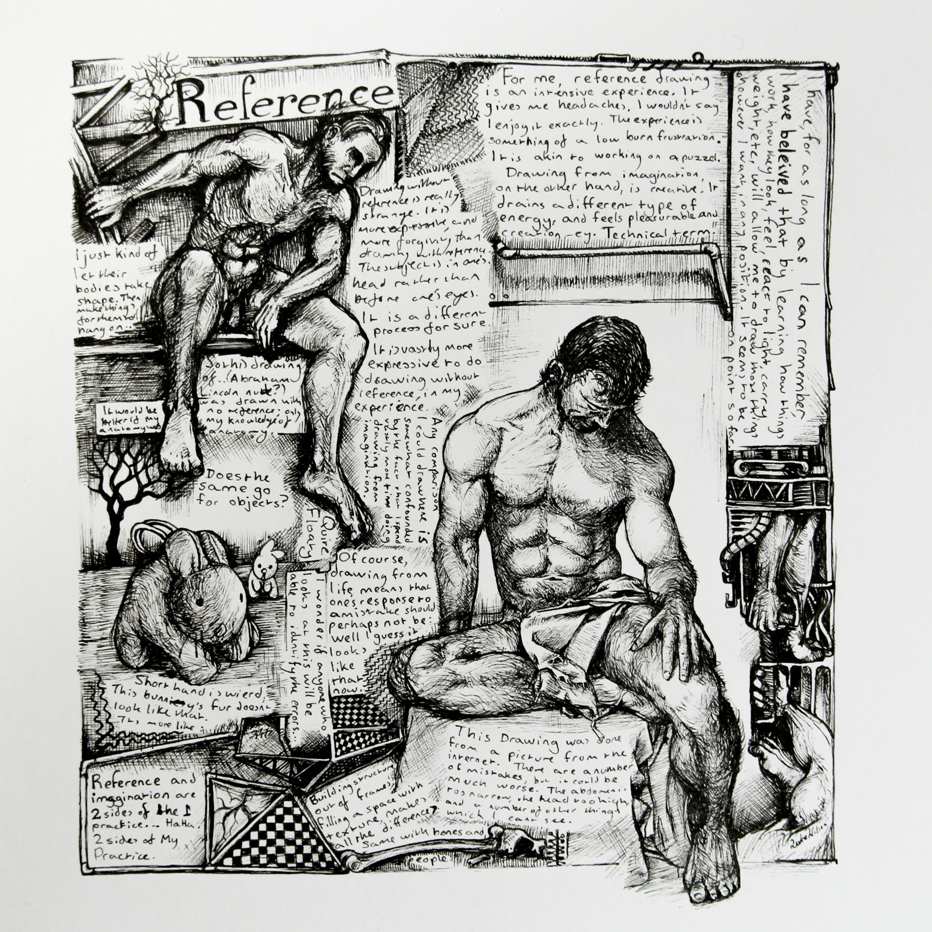 Photo of work on display