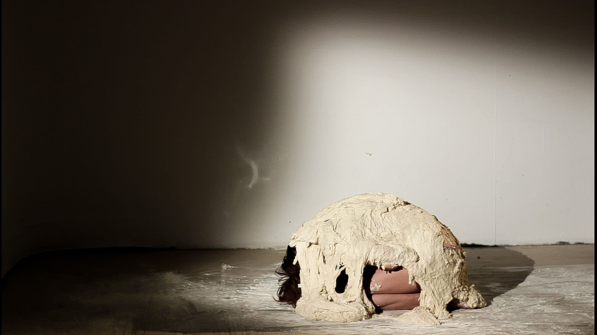 Photo of work on display