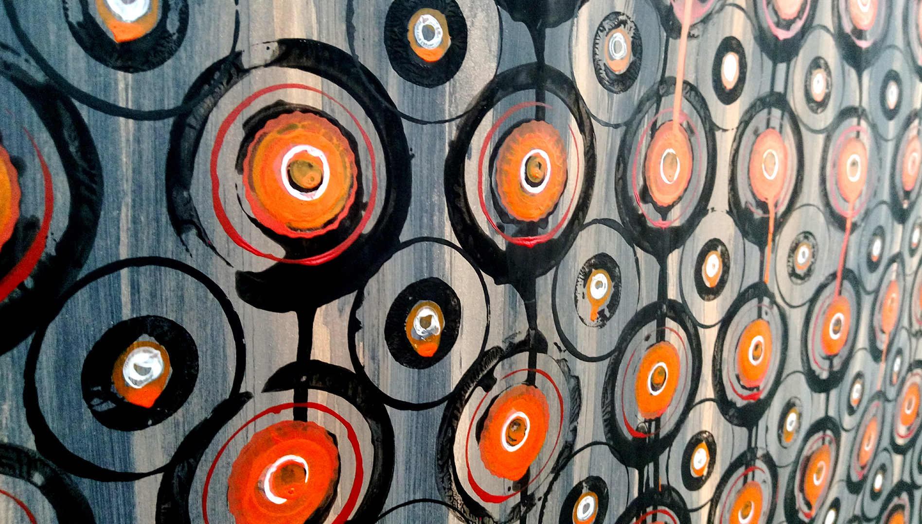 Photo of work on display