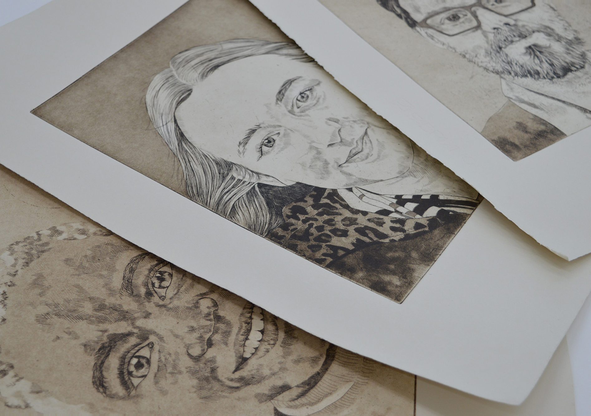 Photo of work on display