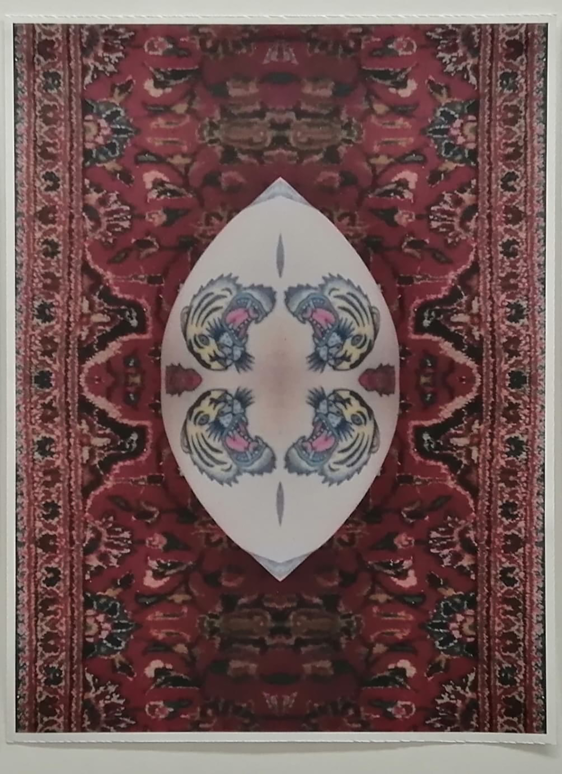 Photo of work on display