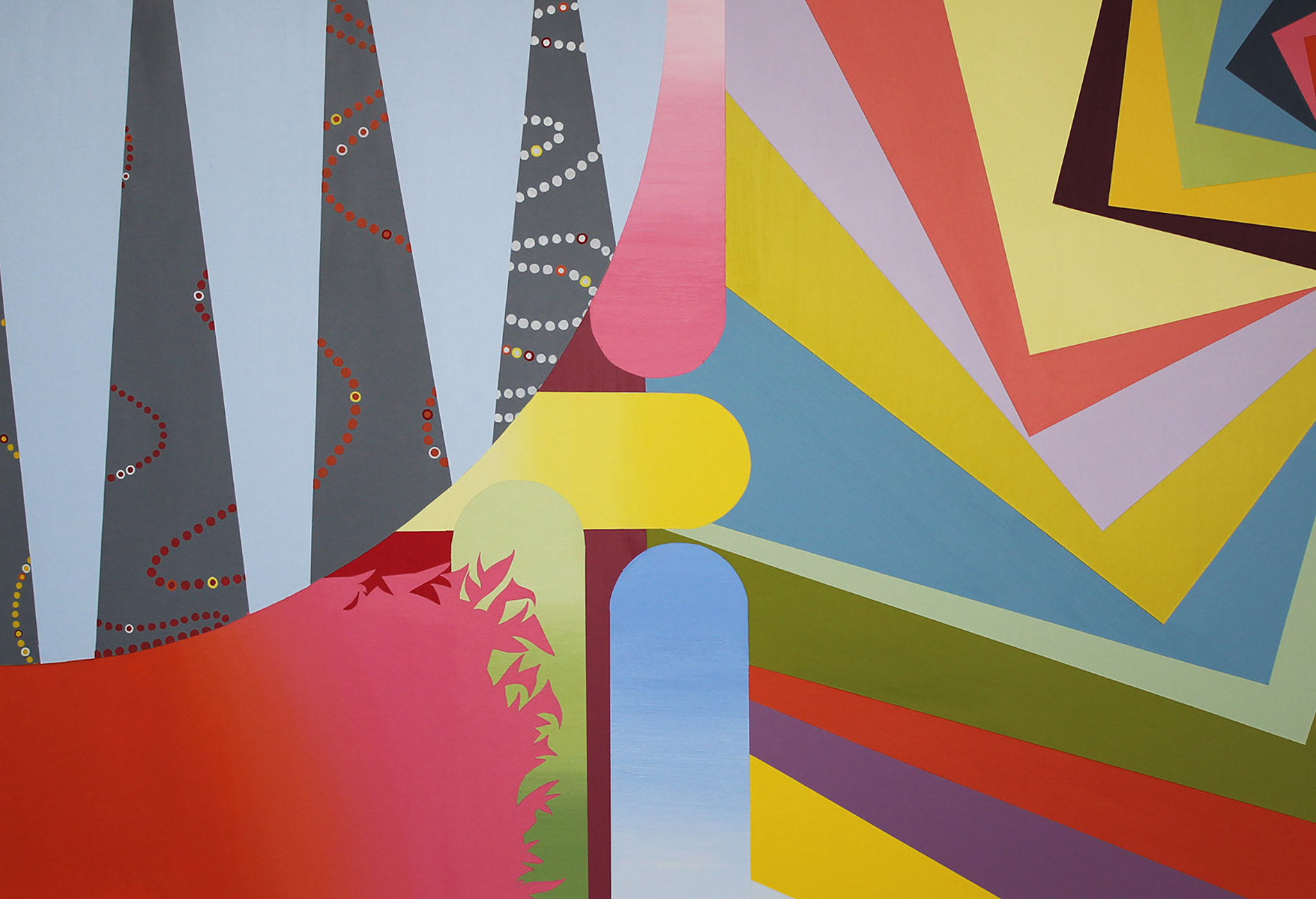 Photo of work on display