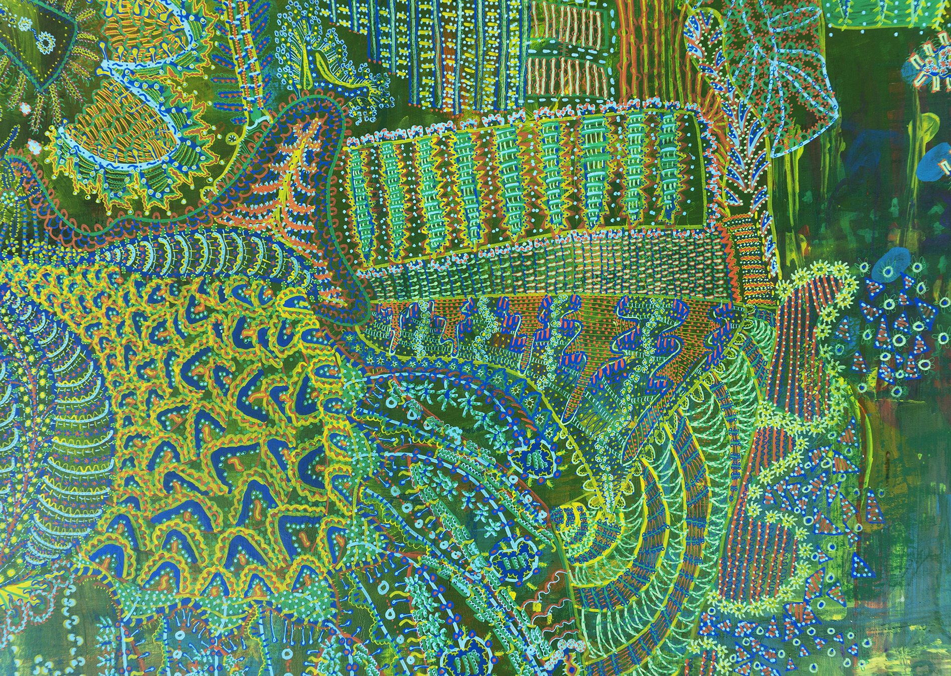 Photo of work on display