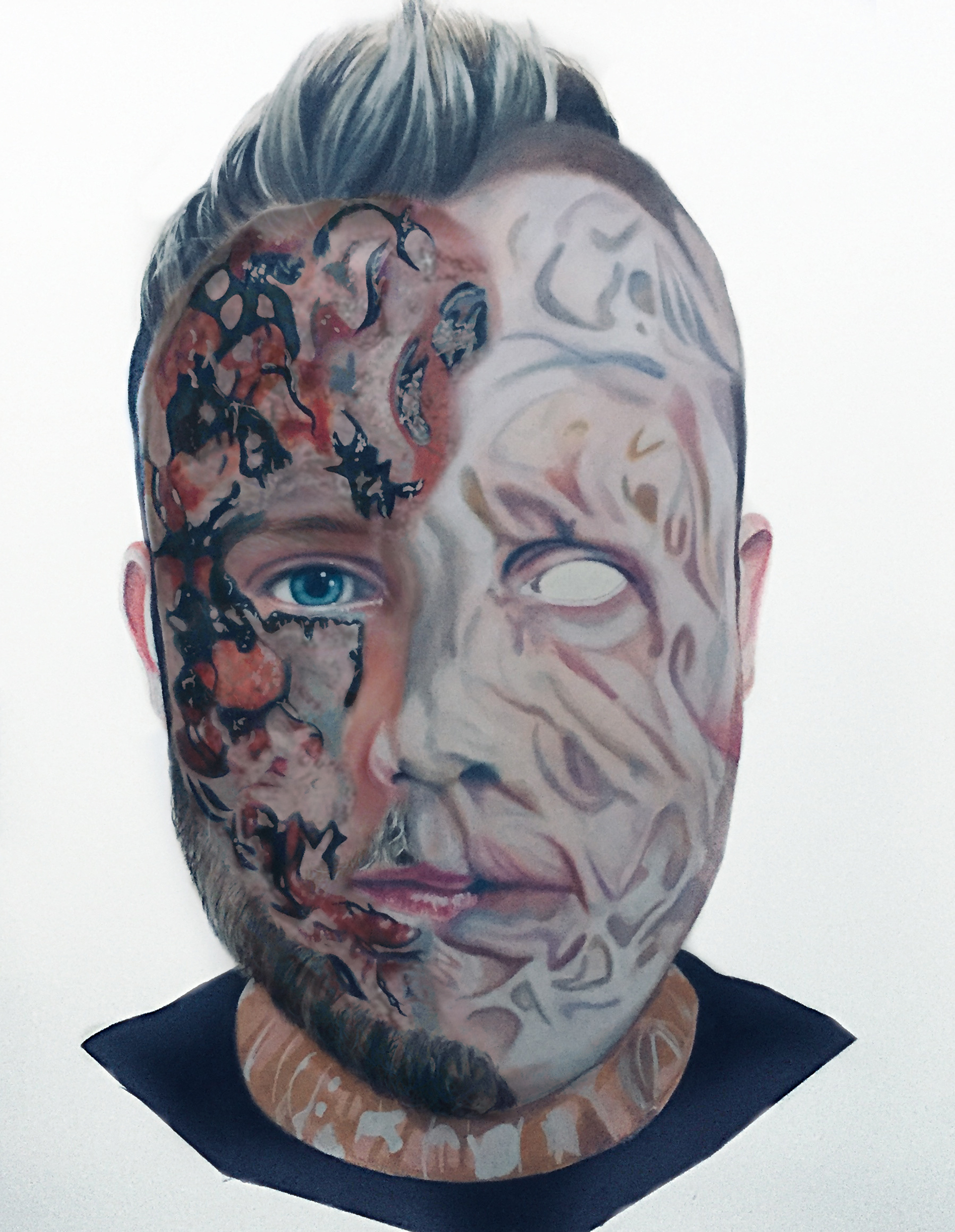 Photo of work on display