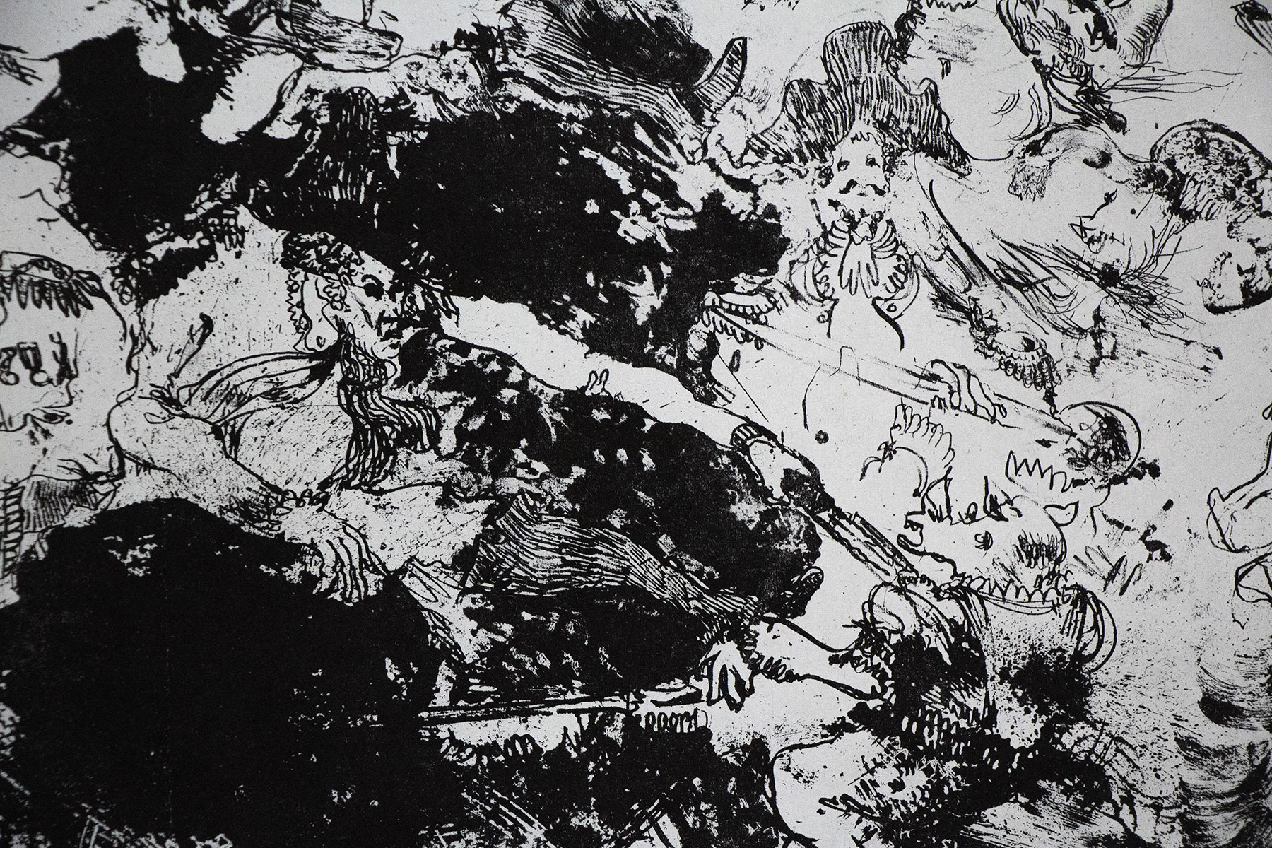 Photo of work on display
