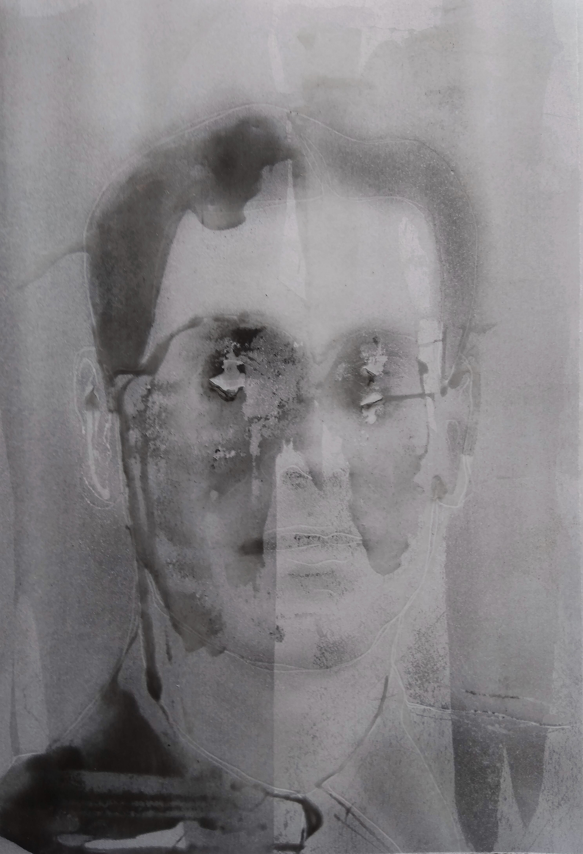 Photo of work on display