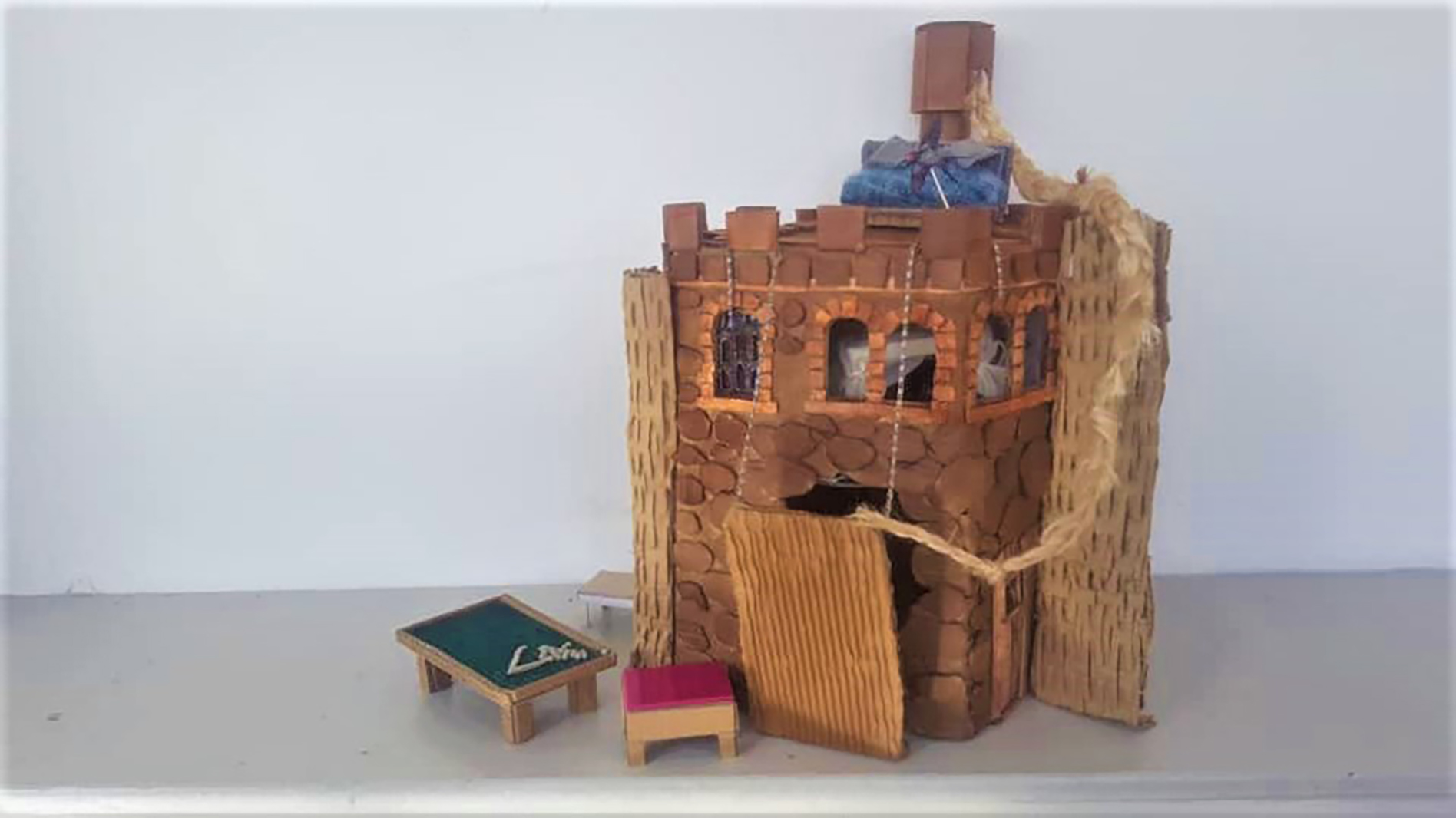 Photo of work on display