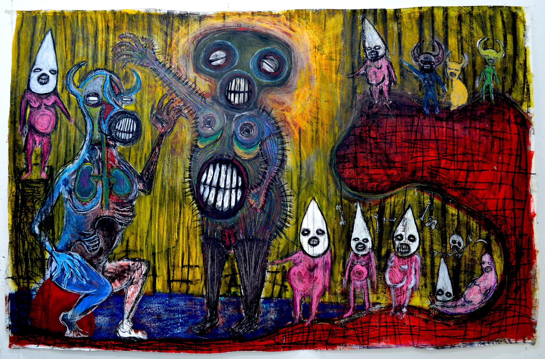 Photo of work on display
