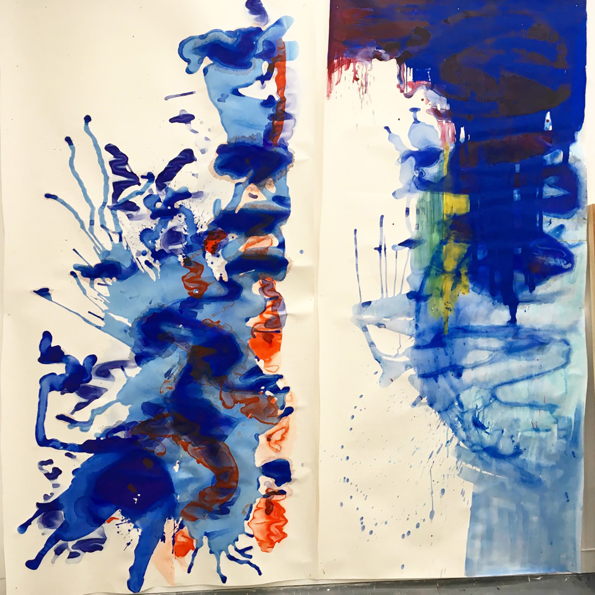 Photo of work on display