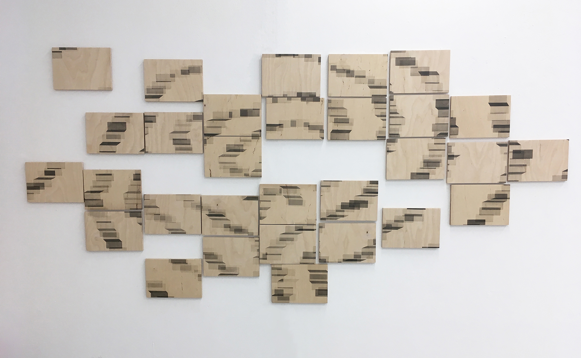 Photo of work on display