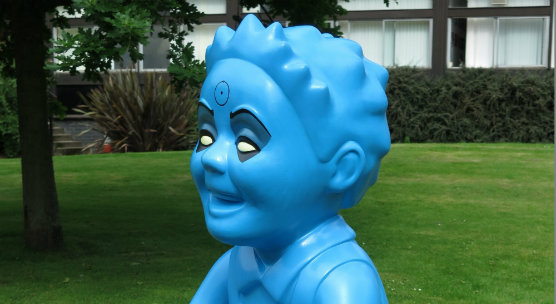 Exclusive early unveiling of Dr Wullie Manhattan