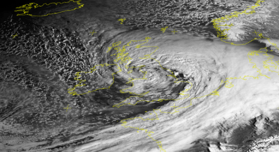 Doris packs a punch – satellite images show the power of Storm Doris
