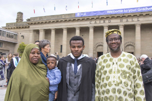 Graduation a family affair as father and son collect degrees